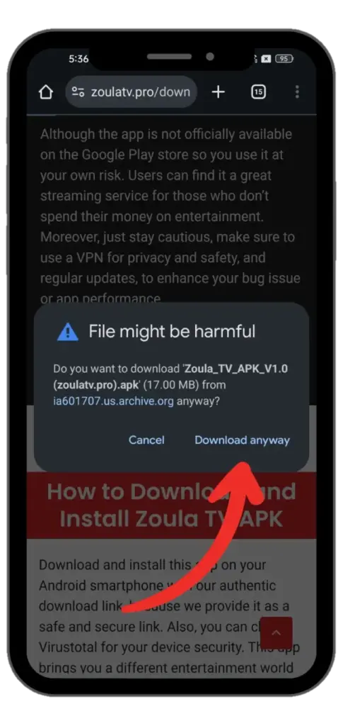 Download and Install Zoula TV APK 1