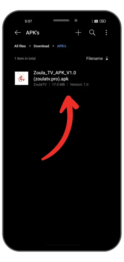 Download and Install Zoula TV APK 2